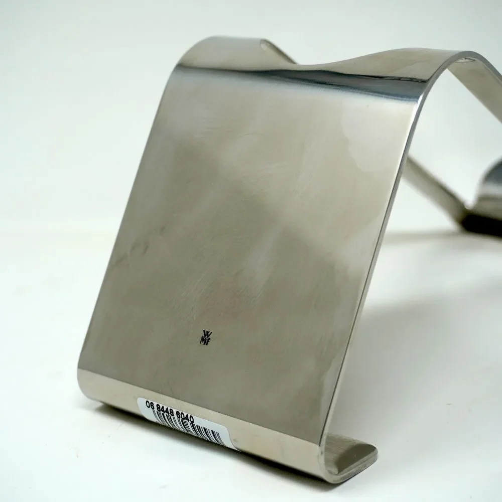 WMF Wine Bottle Holder Modernist Minimalist Stainless Steel Presentation Stand